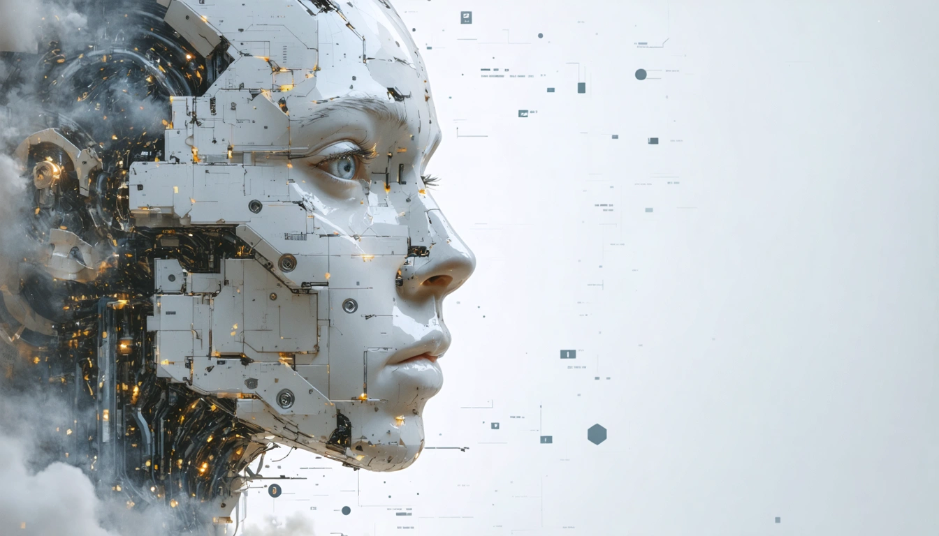 Cool desaturated lab workspace with modules and notes